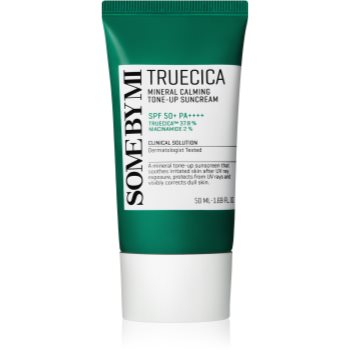 Some By Mi Truecica Mineral Calming Tone-up Suncream Crema protectiva si calmanta SPF 50+ - imagine 2